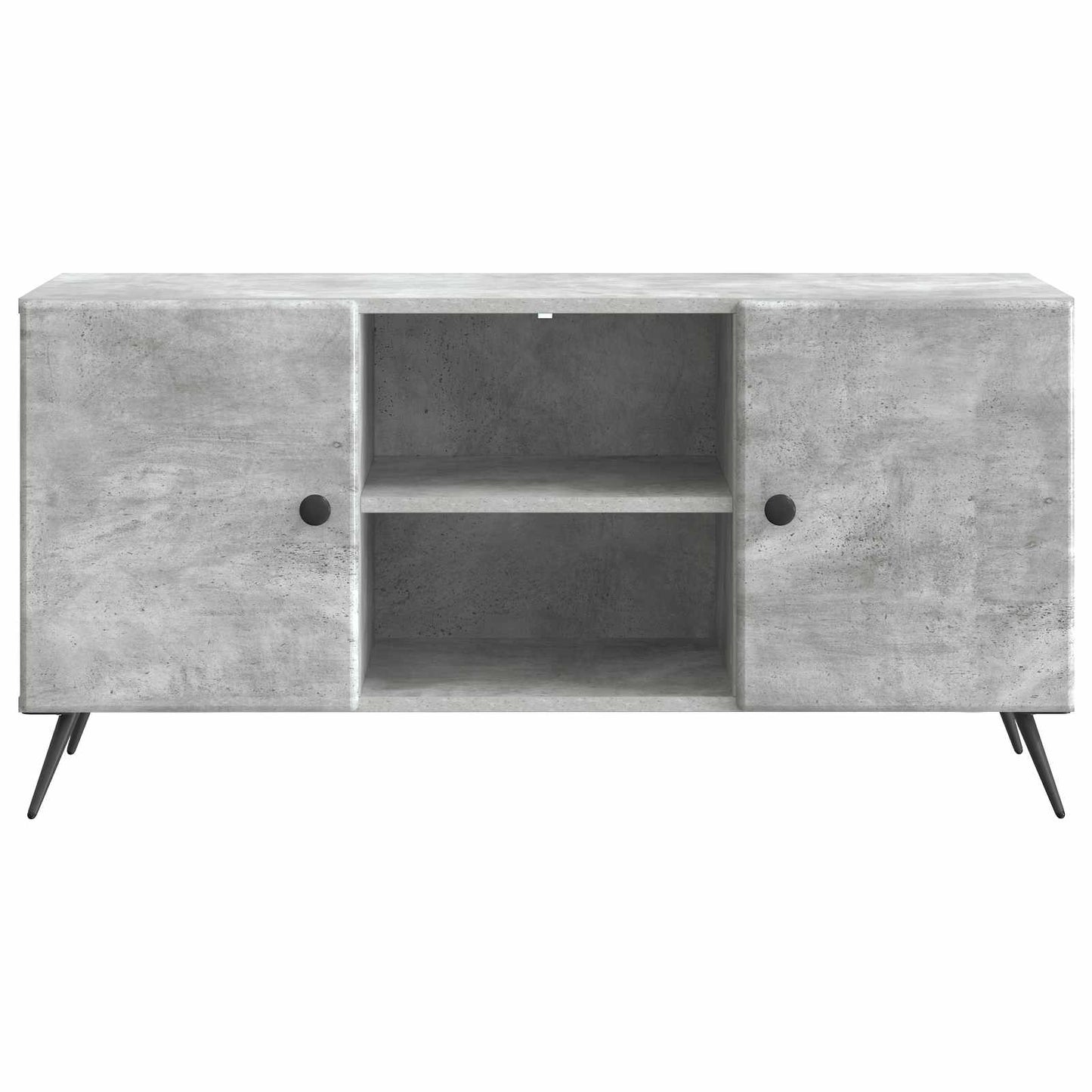 vidaXL TV Cabinet Concrete Grey 102 x 34.5 x 50 cm Engineered Wood