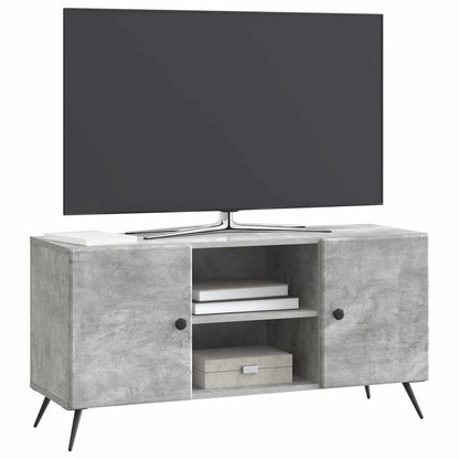 vidaXL TV Cabinet Concrete Grey 102 x 34.5 x 50 cm Engineered Wood