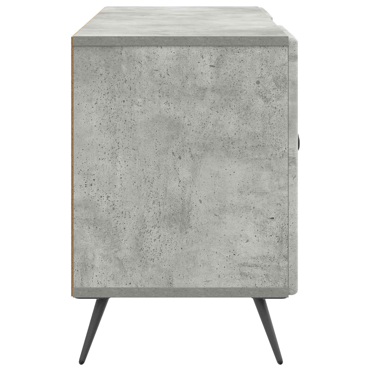 vidaXL TV Cabinet Concrete Grey 102 x 34.5 x 50 cm Engineered Wood
