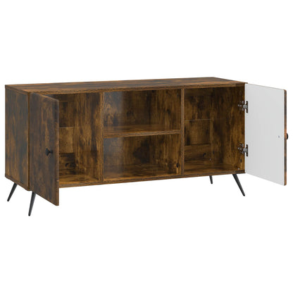 vidaXL TV Cabinet Smoked Oak 102 x 34.5 x 50 cm Engineered Wood