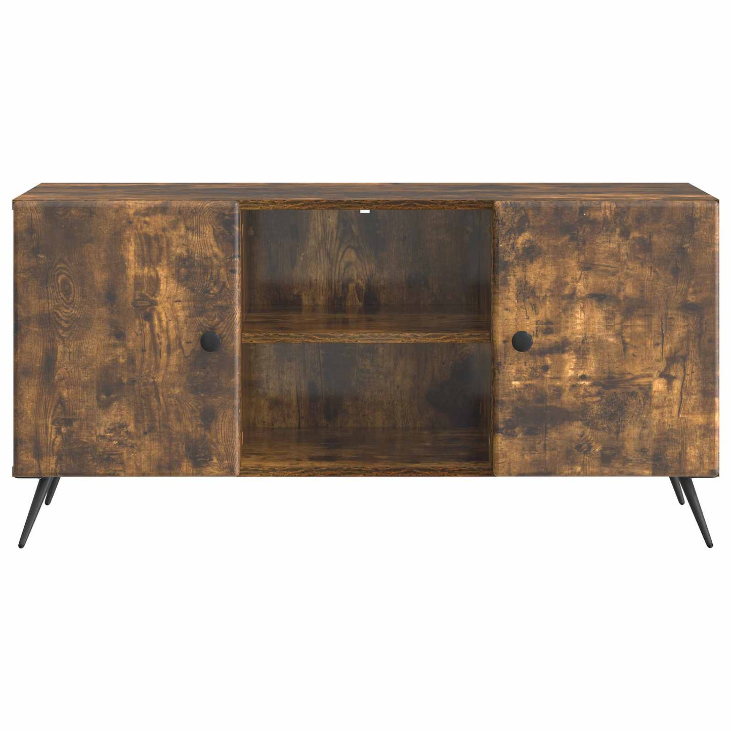 vidaXL TV Cabinet Smoked Oak 102 x 34.5 x 50 cm Engineered Wood