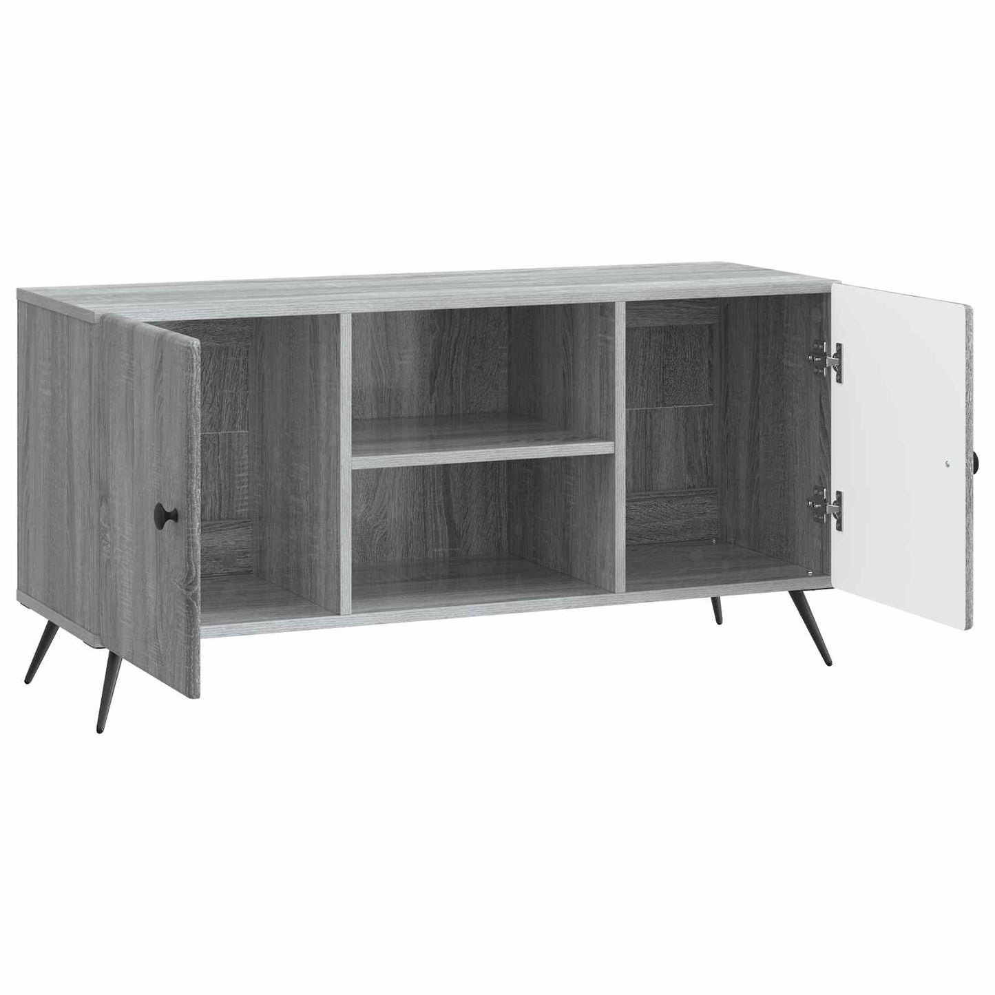 vidaXL TV Cabinet Grey Sonoma 102 x 34.5 x 50 cm Engineered Wood
