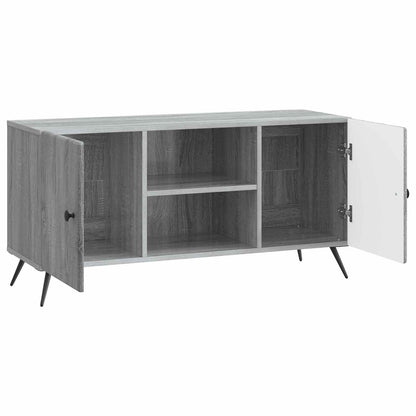 vidaXL TV Cabinet Grey Sonoma 102 x 34.5 x 50 cm Engineered Wood