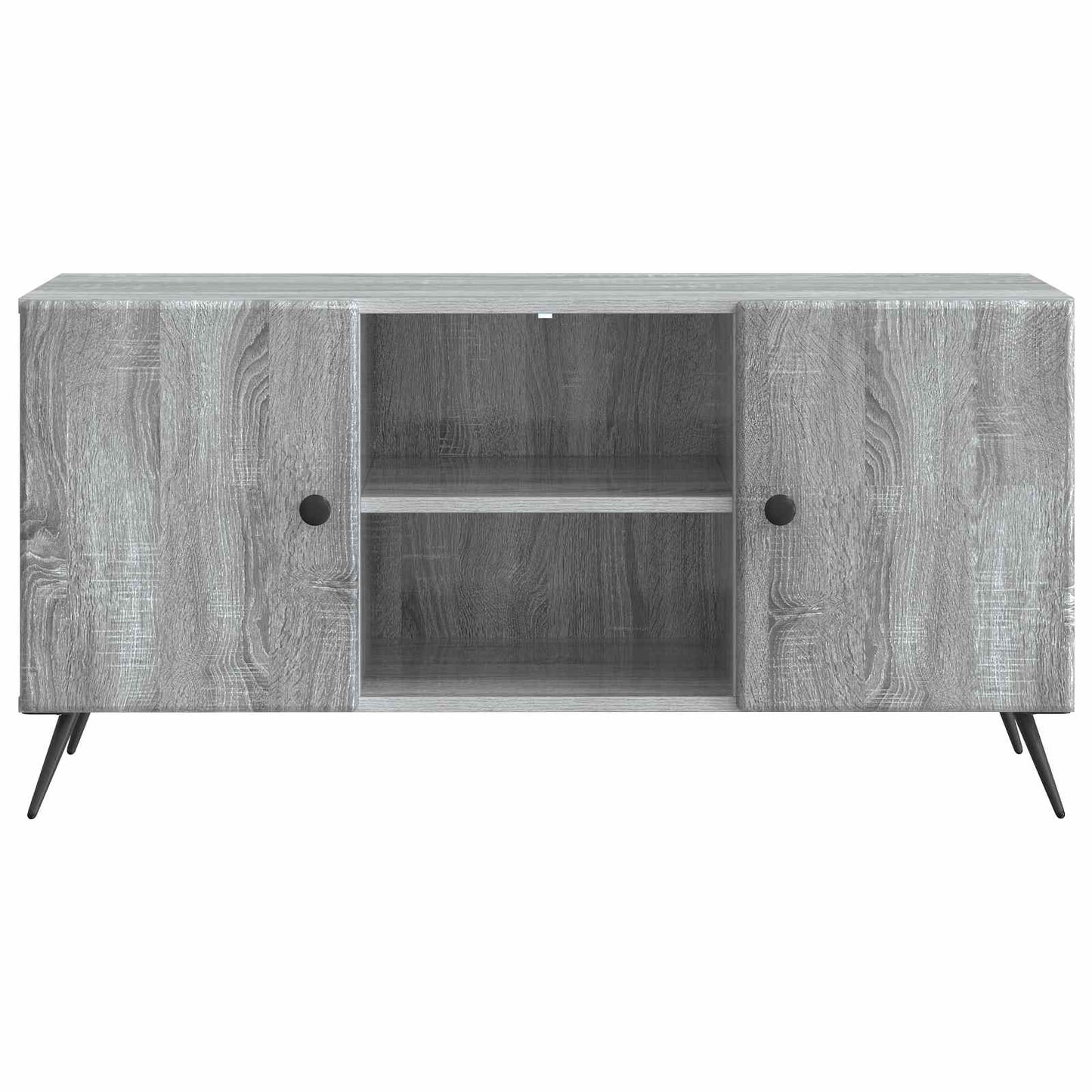 vidaXL TV Cabinet Grey Sonoma 102 x 34.5 x 50 cm Engineered Wood