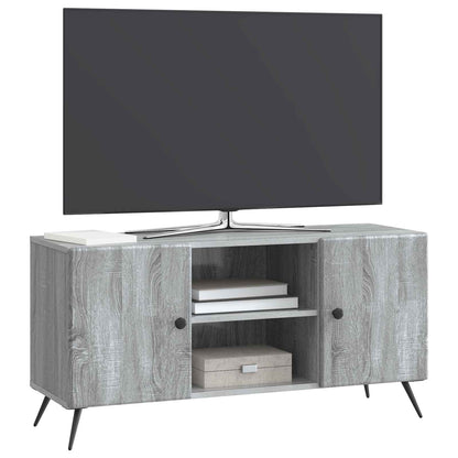 vidaXL TV Cabinet Grey Sonoma 102 x 34.5 x 50 cm Engineered Wood
