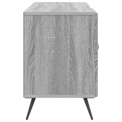 vidaXL TV Cabinet Grey Sonoma 102 x 34.5 x 50 cm Engineered Wood