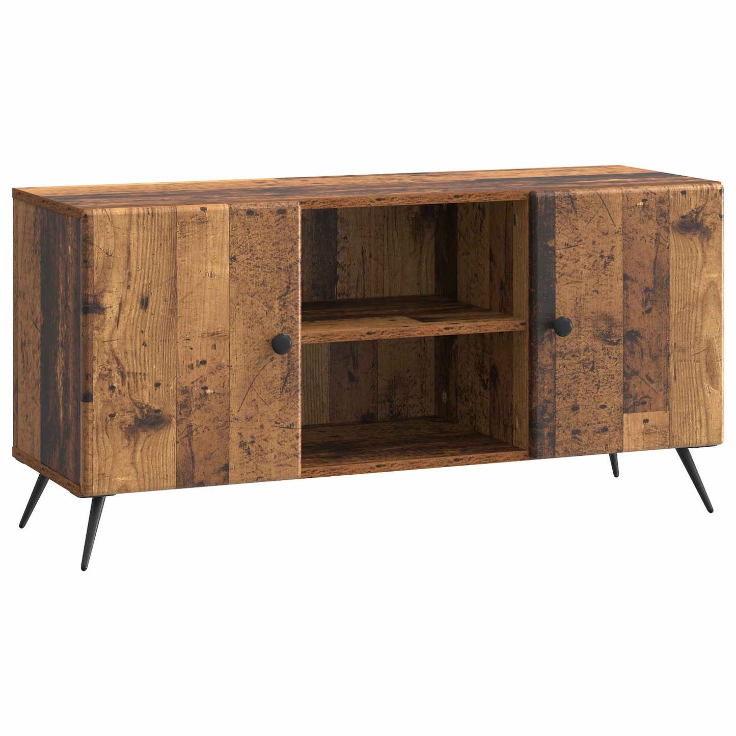 vidaXL TV Cabinet Old Wood 102 x 34.5 x 50 cm Engineered Wood