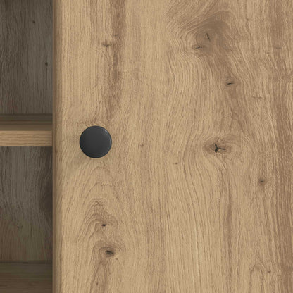 vidaXL TV Cabinet Artisan Oak 102 x 34.5 x 50 cm Engineered Wood