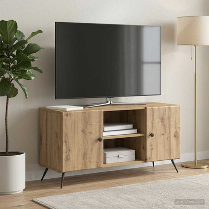vidaXL TV Cabinet 102 x 34.5 x 50 cm Artisan Oak Engineered Wood