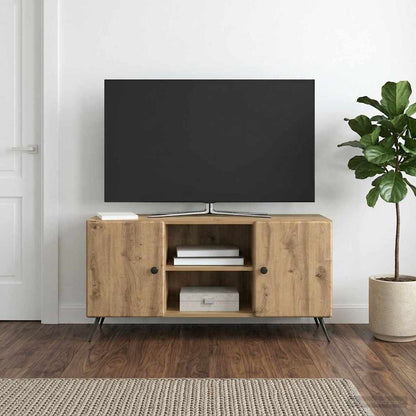 vidaXL TV Cabinet 102 x 34.5 x 50 cm Artisan Oak Engineered Wood