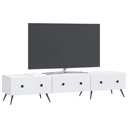 vidaXL TV Cabinet with Drawer White 147 x 34.5 x 30 cm Engineered Wood