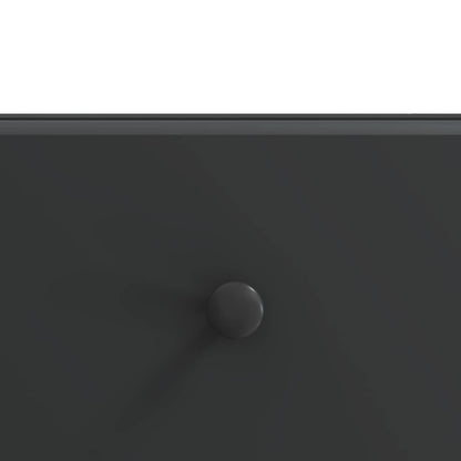 vidaXL TV Cabinet with Drawer Black 147 x 34.5 x 30 cm Engineered Wood