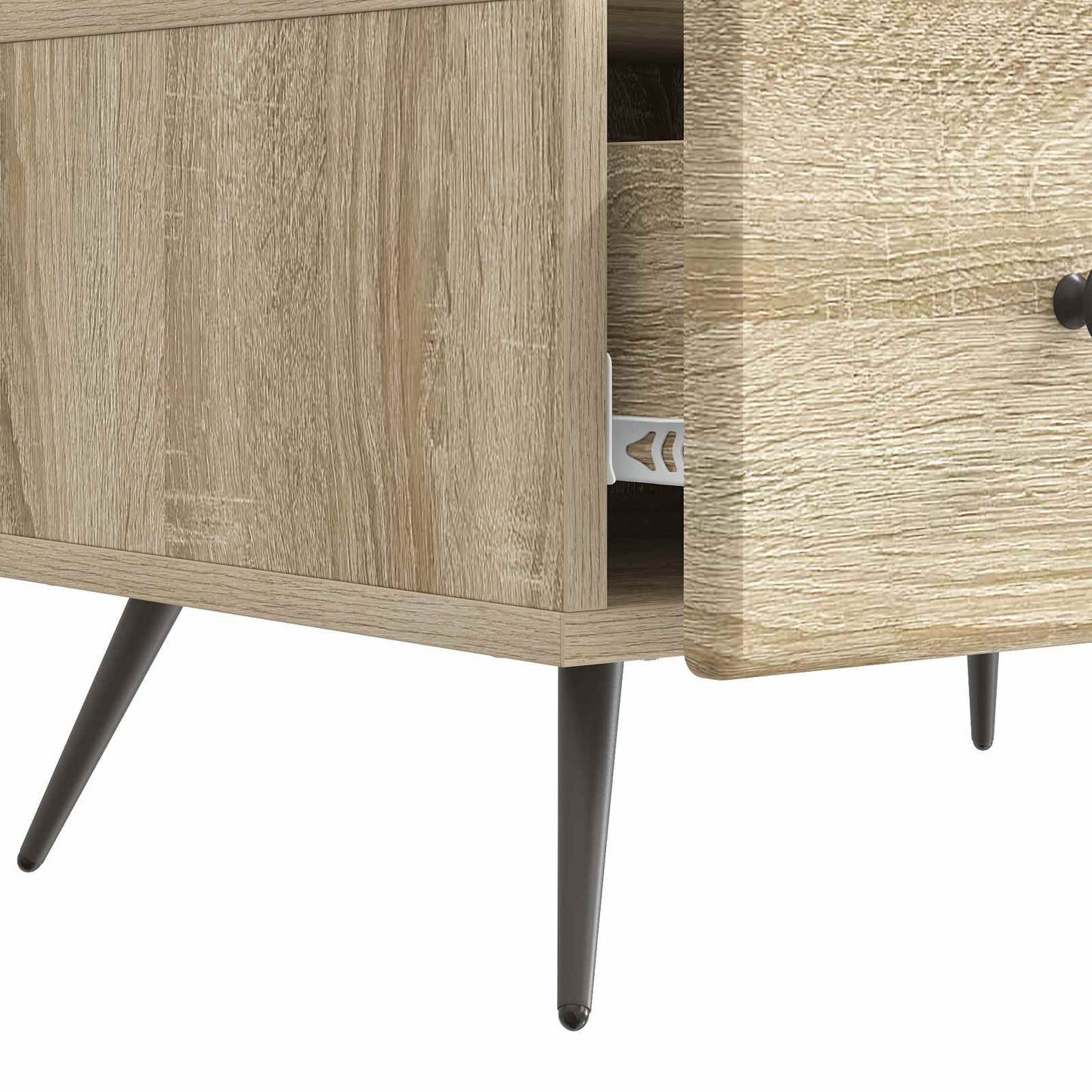 vidaXL TV Cabinet Sonoma Oak 147 x 34.5 x 30 cm Engineered Wood