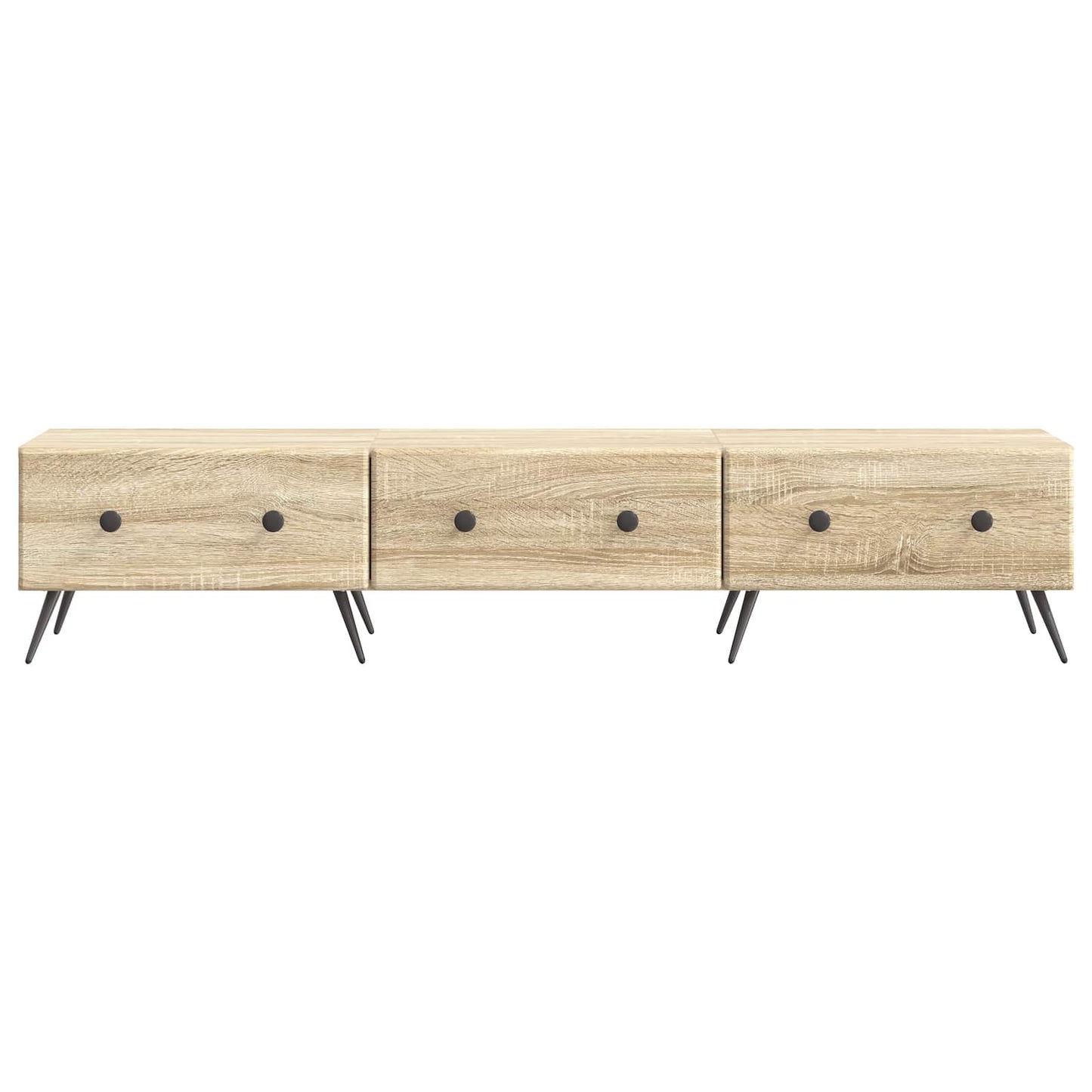 vidaXL TV Cabinet Sonoma Oak 147 x 34.5 x 30 cm Engineered Wood