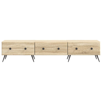 vidaXL TV Cabinet Sonoma Oak 147 x 34.5 x 30 cm Engineered Wood