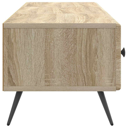 vidaXL TV Cabinet Sonoma Oak 147 x 34.5 x 30 cm Engineered Wood