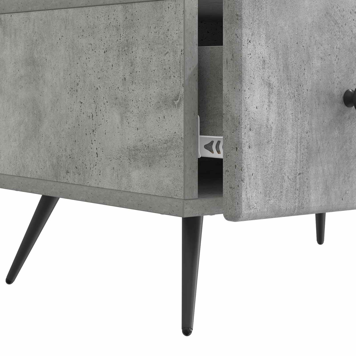 vidaXL TV Cabinet Concrete Grey 147 x 34.5 x 30 cm Engineered Wood