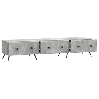 vidaXL TV Cabinet Concrete Grey 147 x 34.5 x 30 cm Engineered Wood