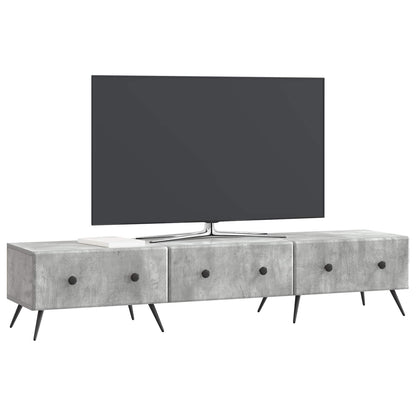 vidaXL TV Cabinet Concrete Grey 147 x 34.5 x 30 cm Engineered Wood