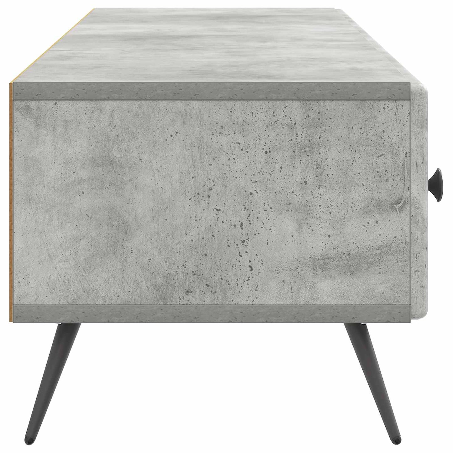 vidaXL TV Cabinet Concrete Grey 147 x 34.5 x 30 cm Engineered Wood