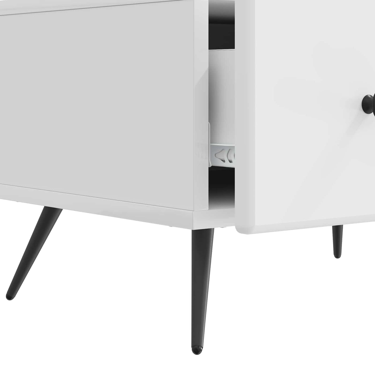 vidaXL TV Cabinet High Gloss White 147 x 34.5 x 30 cm Engineered Wood