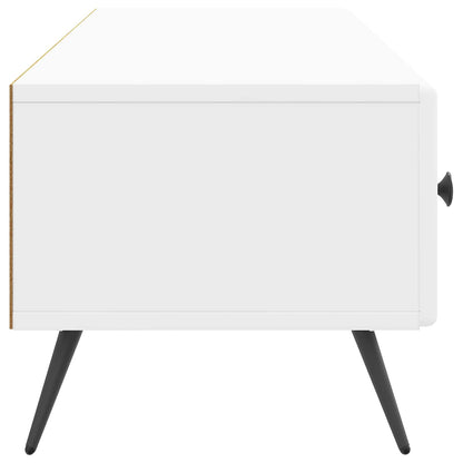 vidaXL TV Cabinet High Gloss White 147 x 34.5 x 30 cm Engineered Wood