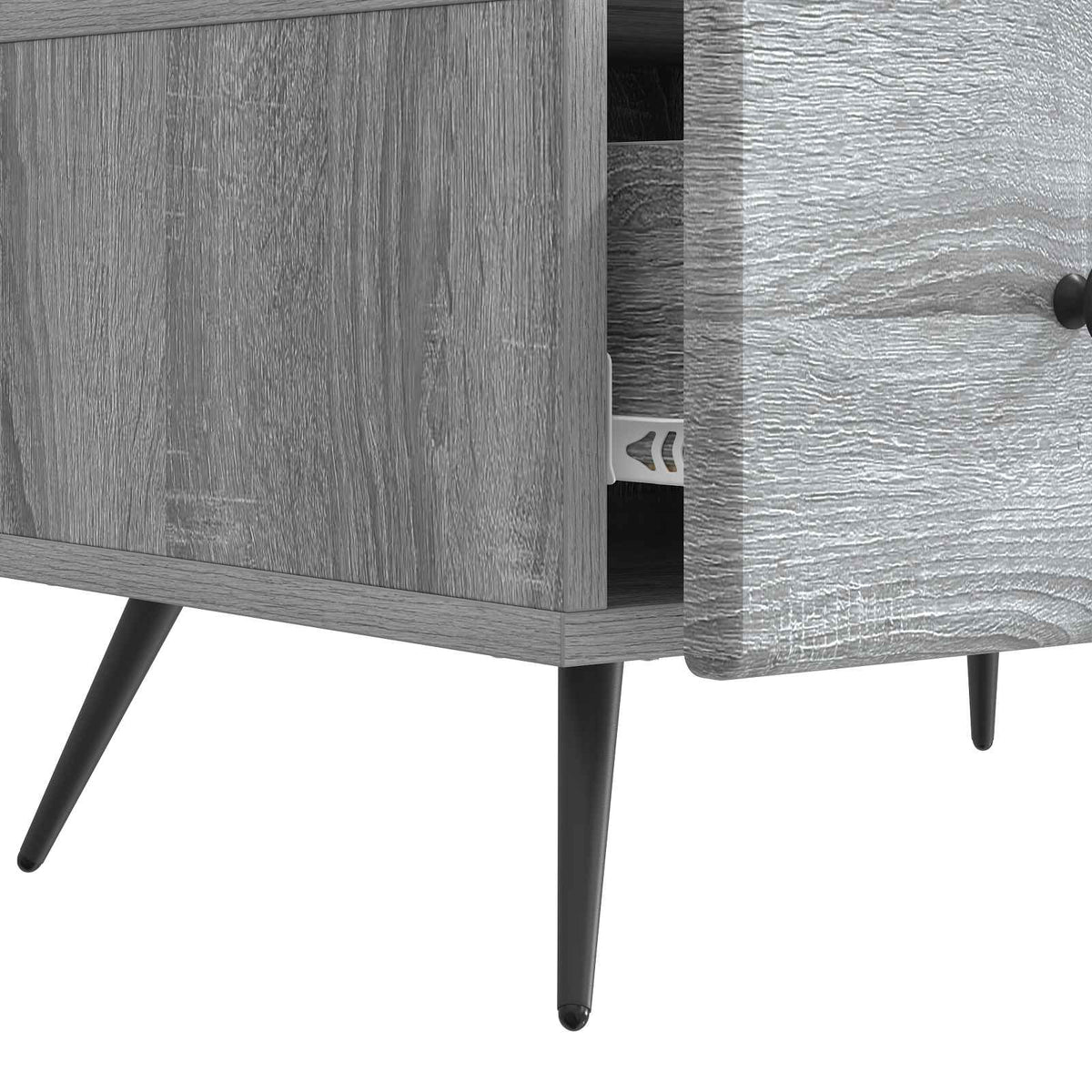 vidaXL TV Cabinet Grey Sonoma 147 x 34.5 x 30 cm Engineered Wood