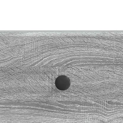 vidaXL TV Cabinet Grey Sonoma 147 x 34.5 x 30 cm Engineered Wood