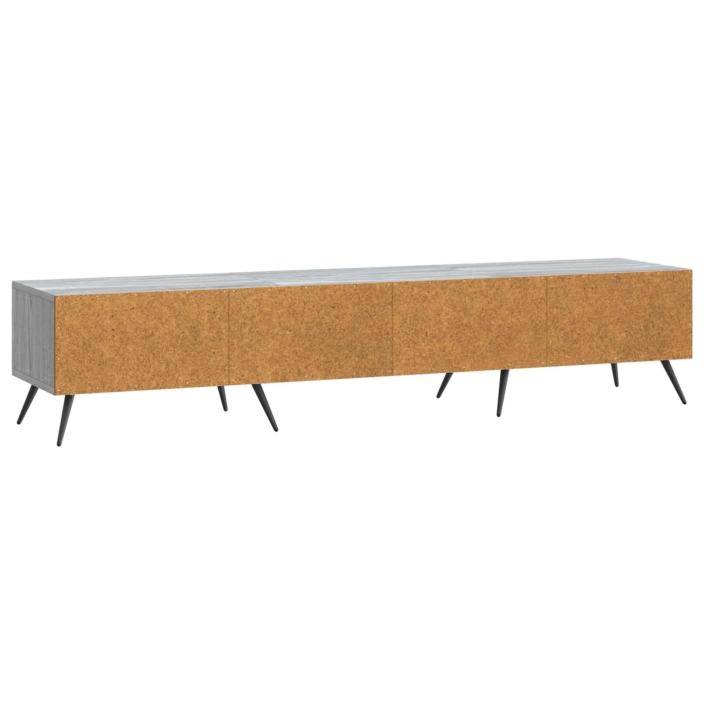 vidaXL TV Cabinet Grey Sonoma 147 x 34.5 x 30 cm Engineered Wood