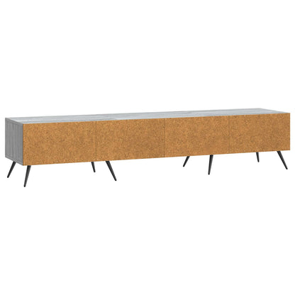 vidaXL TV Cabinet Grey Sonoma 147 x 34.5 x 30 cm Engineered Wood