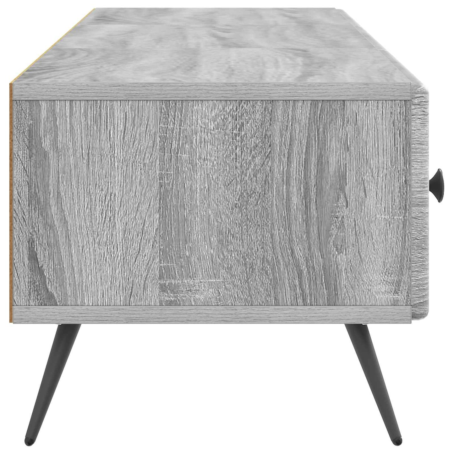 vidaXL TV Cabinet Grey Sonoma 147 x 34.5 x 30 cm Engineered Wood