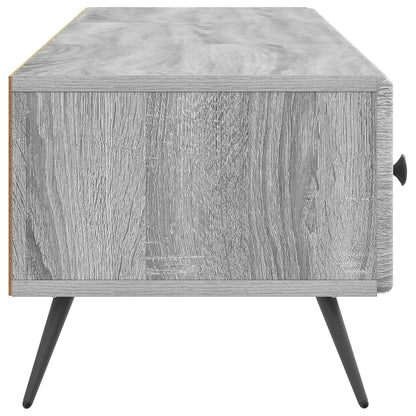 vidaXL TV Cabinet Grey Sonoma 147 x 34.5 x 30 cm Engineered Wood