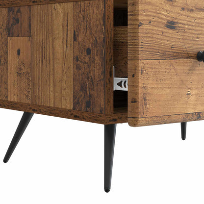 vidaXL TV Cabinet Old Wood 147 x 34.5 x 30 cm Engineered Wood