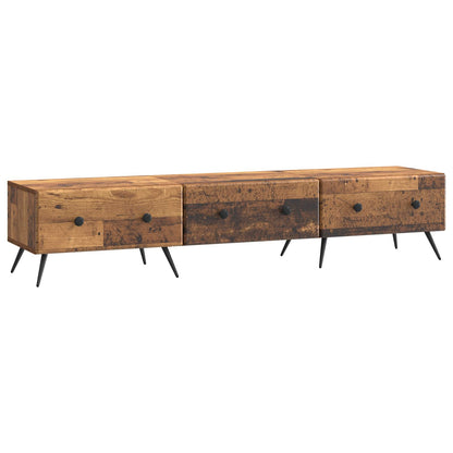 vidaXL TV Cabinet Old Wood 147 x 34.5 x 30 cm Engineered Wood
