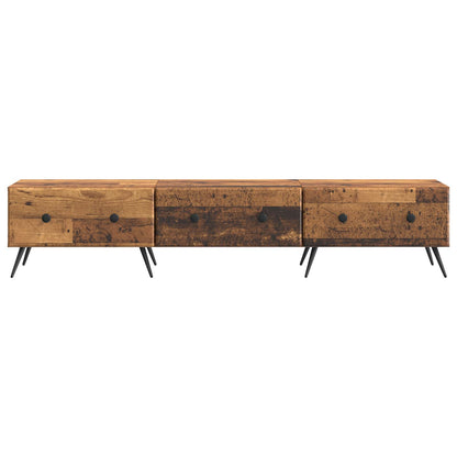 vidaXL TV Cabinet Old Wood 147 x 34.5 x 30 cm Engineered Wood