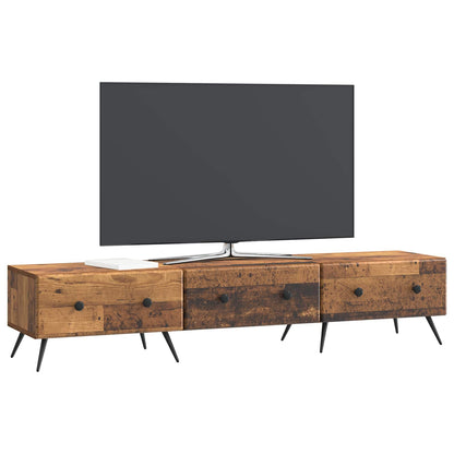 vidaXL TV Cabinet Old Wood 147 x 34.5 x 30 cm Engineered Wood