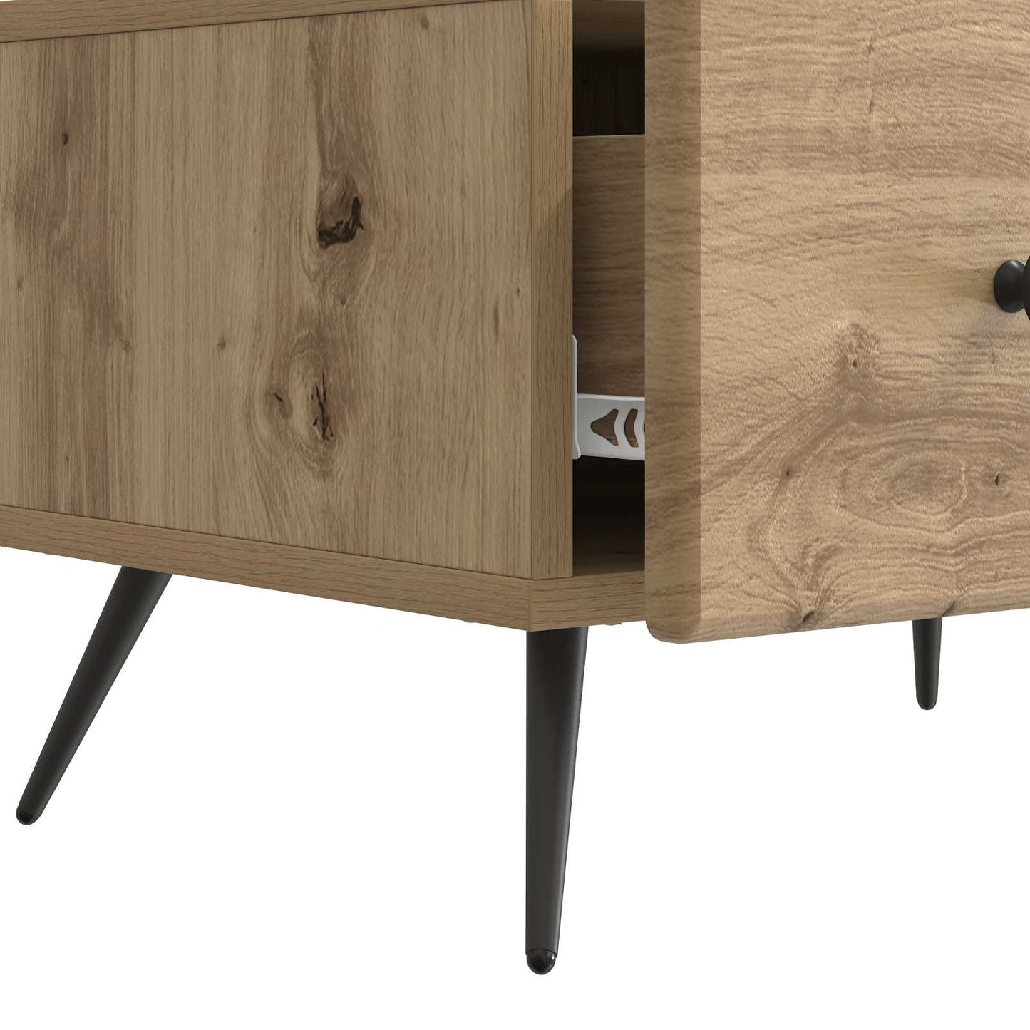 vidaXL TV Cabinet Artisan Oak 147 x 34.5 x 30 cm Engineered Wood