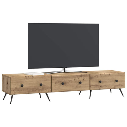 vidaXL TV Cabinet Artisan Oak 147 x 34.5 x 30 cm Engineered Wood