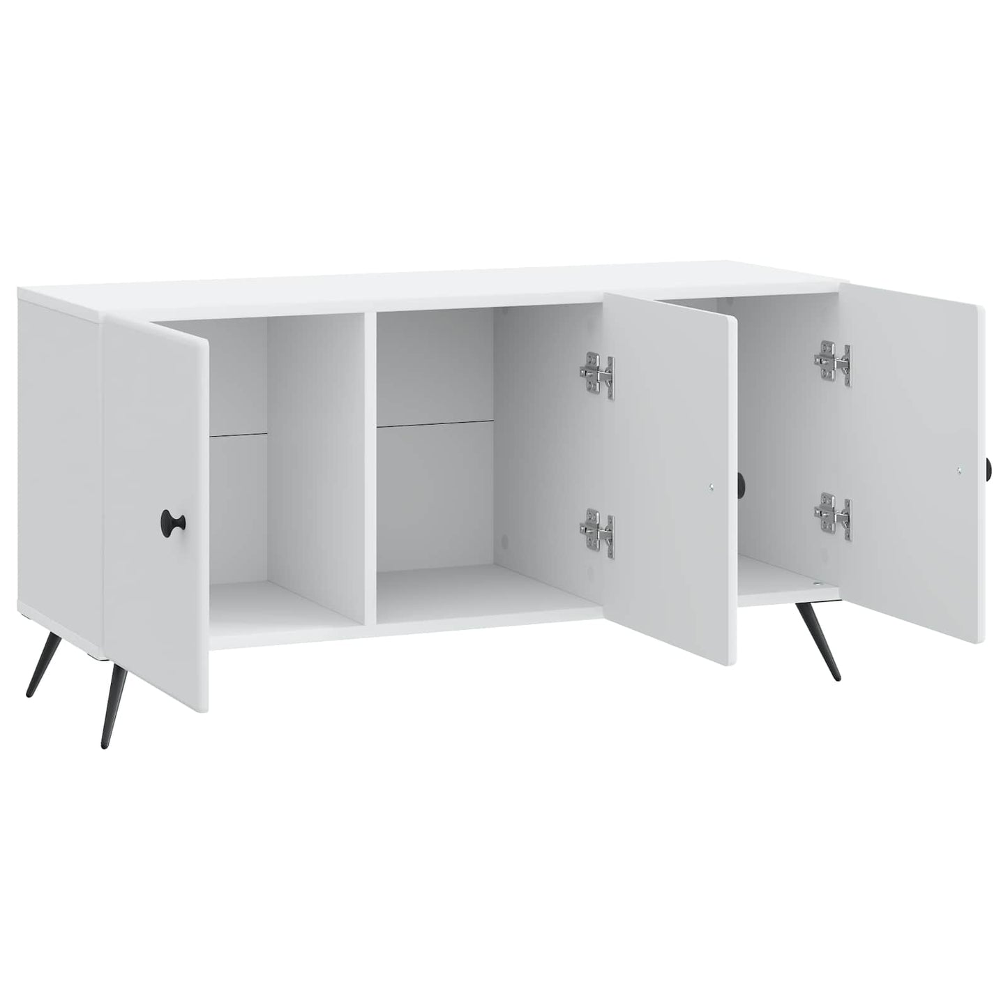 vidaXL TV Cabinet White 99 x 34.5 x 50 cm Engineered Wood