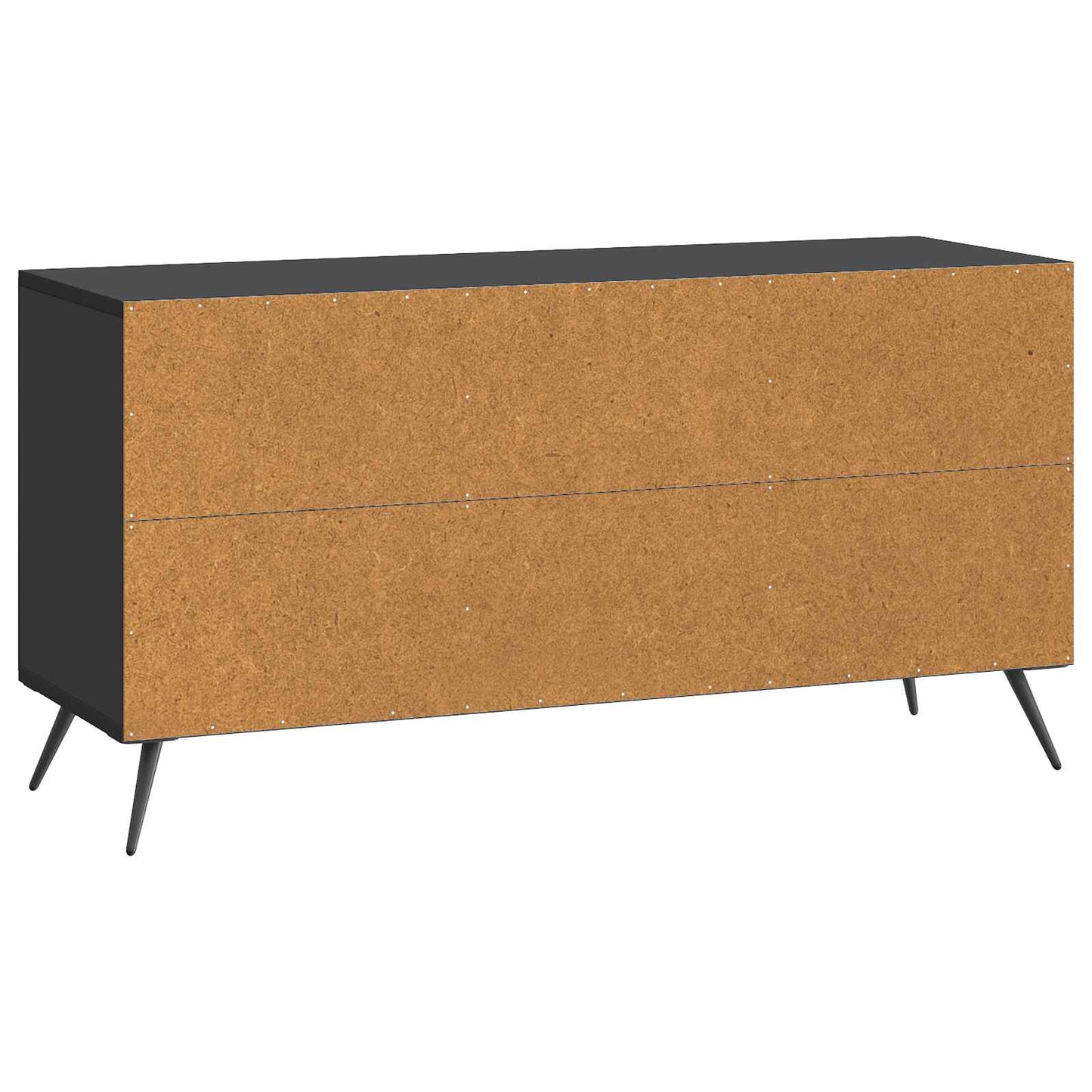 vidaXL TV Cabinet Black 99 x 34.5 x 50 cm Engineered Wood