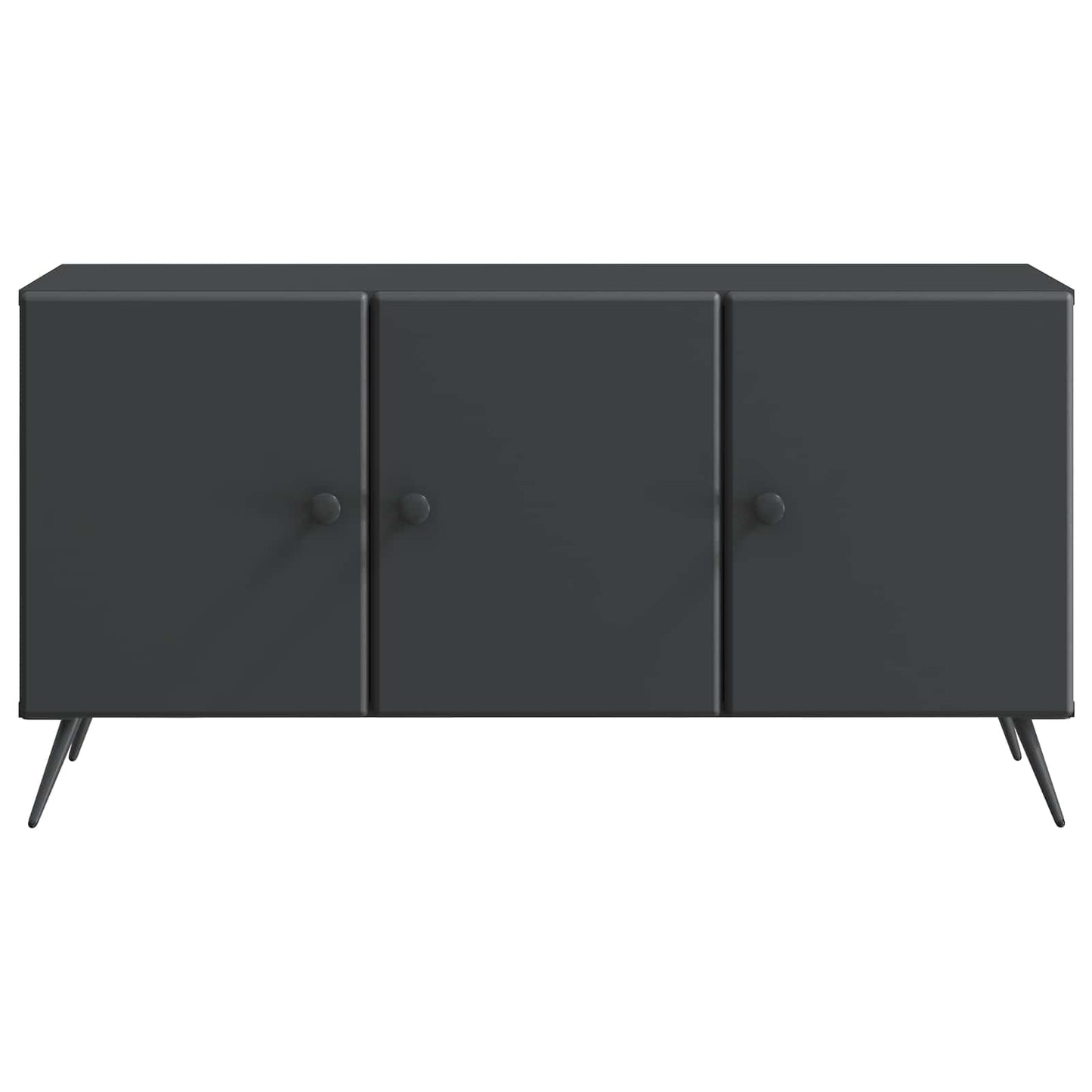 vidaXL TV Cabinet Black 99 x 34.5 x 50 cm Engineered Wood