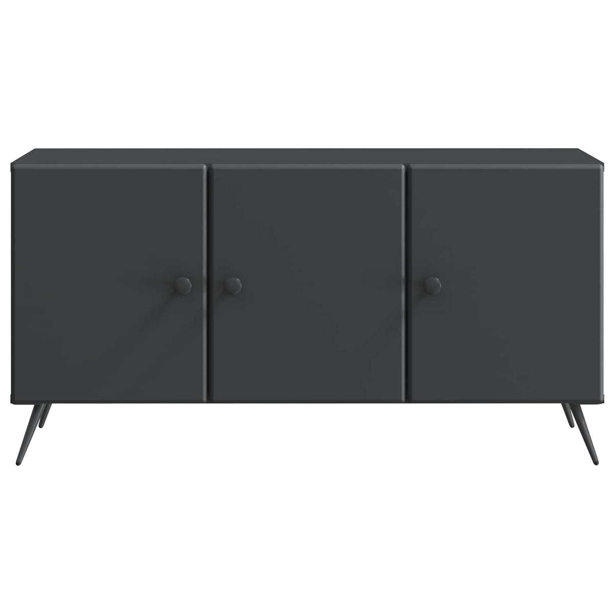 vidaXL TV Cabinet Black 99 x 34.5 x 50 cm Engineered Wood