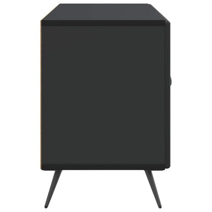 vidaXL TV Cabinet Black 99 x 34.5 x 50 cm Engineered Wood