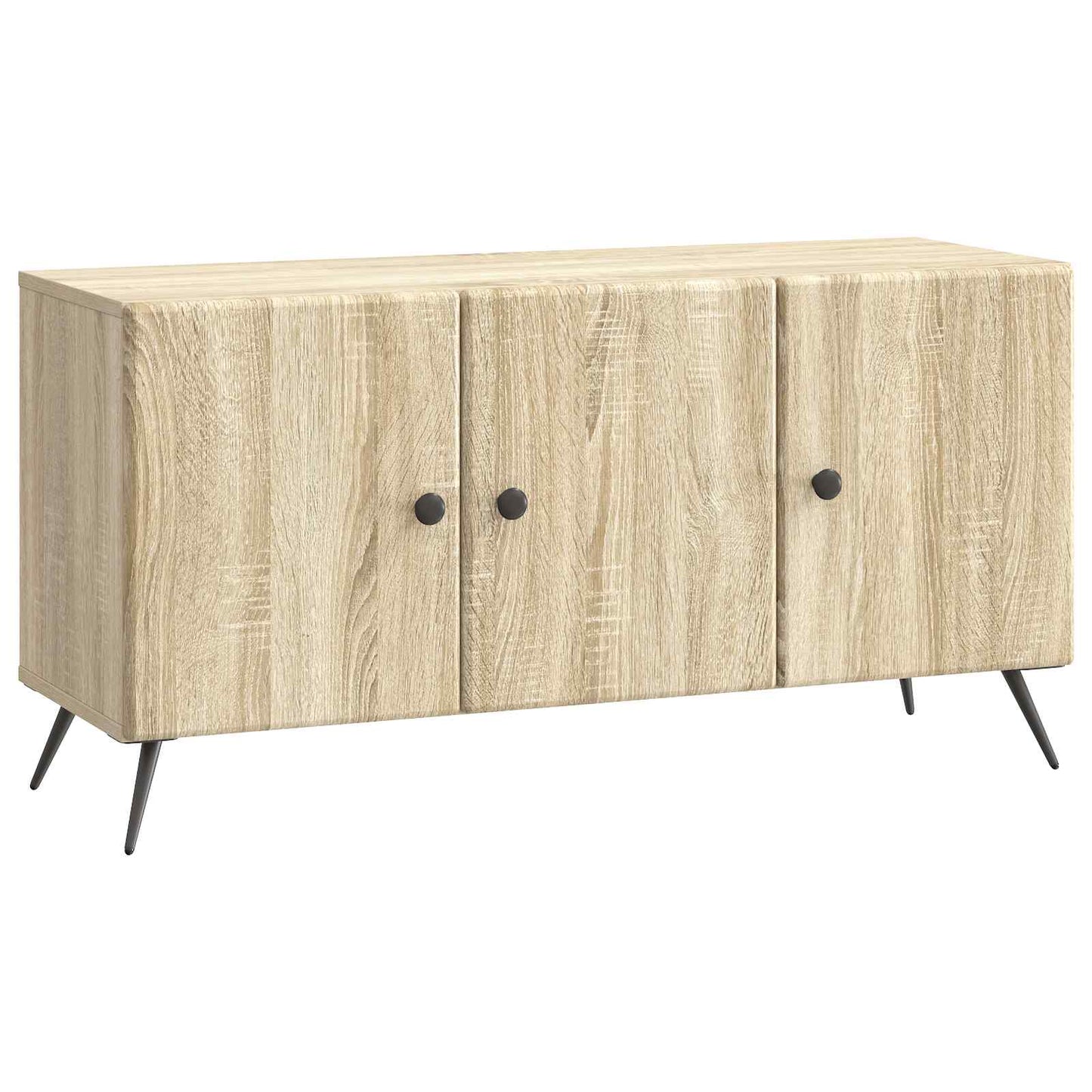 vidaXL TV Cabinet Sonoma Oak 99 x 34.5 x 50 cm Engineered Wood