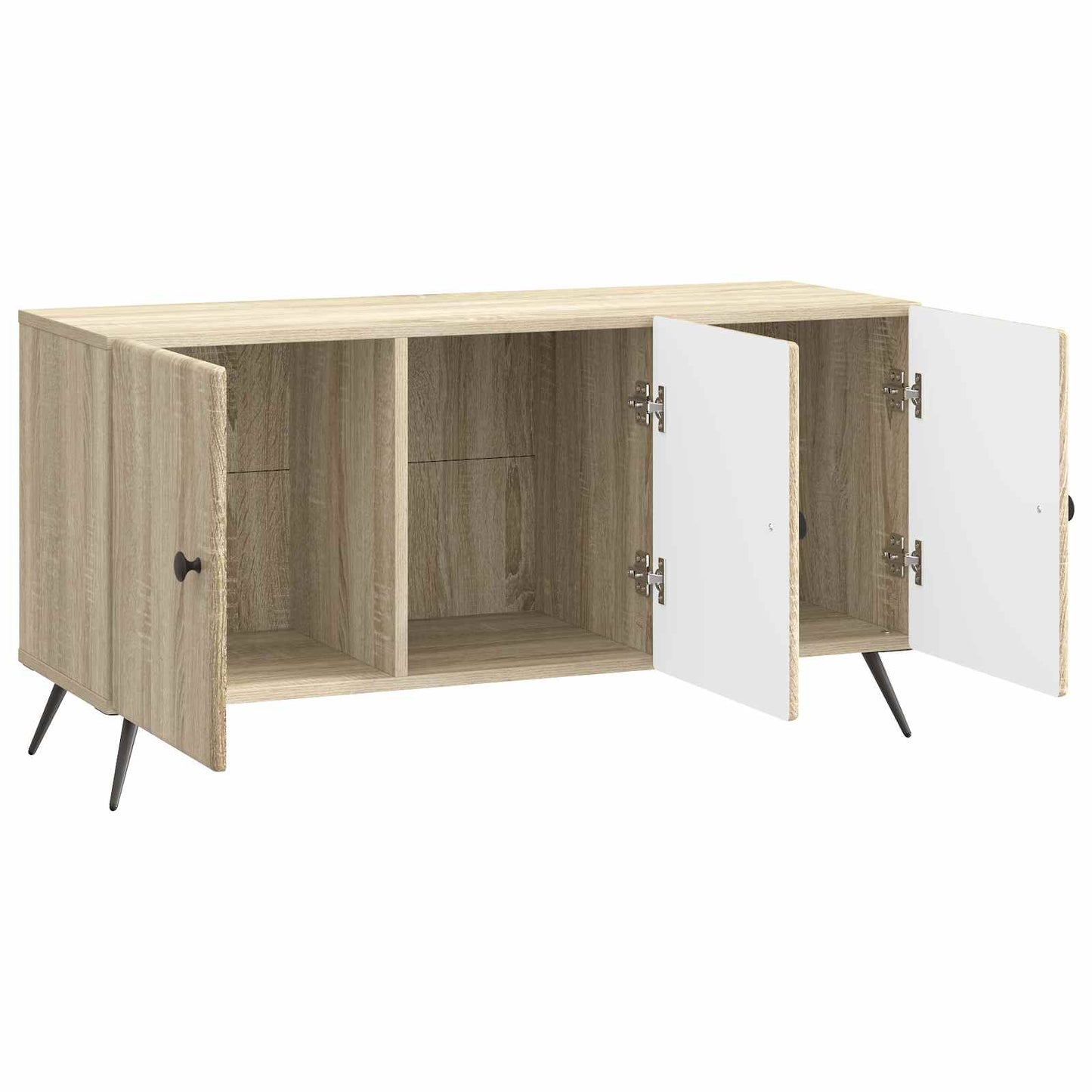 vidaXL TV Cabinet Sonoma Oak 99 x 34.5 x 50 cm Engineered Wood