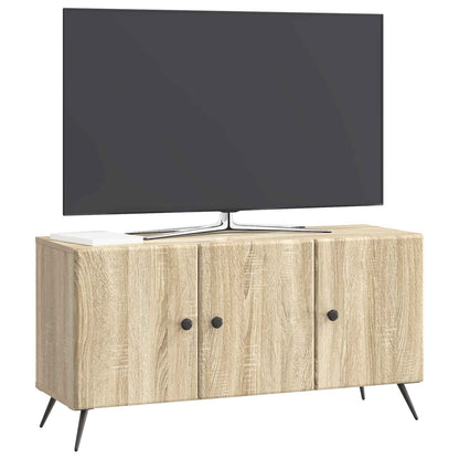 vidaXL TV Cabinet Sonoma Oak 99 x 34.5 x 50 cm Engineered Wood