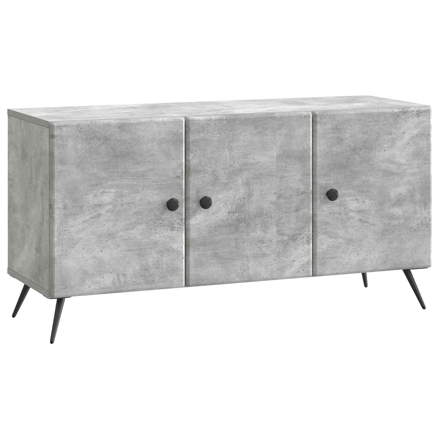 vidaXL TV Cabinet Concrete Grey 99 x 34.5 x 50 cm Engineered Wood