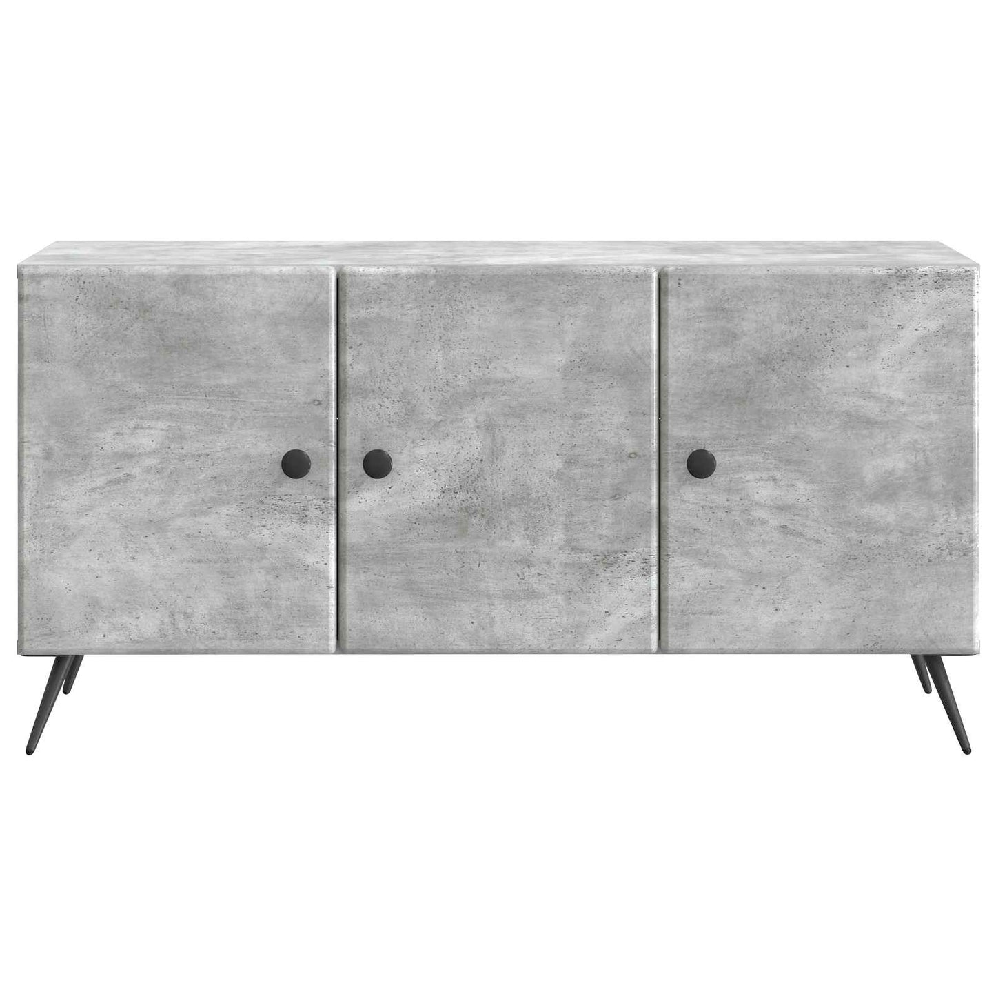 vidaXL TV Cabinet Concrete Grey 99 x 34.5 x 50 cm Engineered Wood