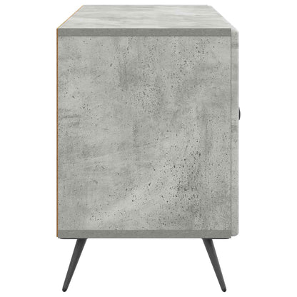 vidaXL TV Cabinet Concrete Grey 99 x 34.5 x 50 cm Engineered Wood