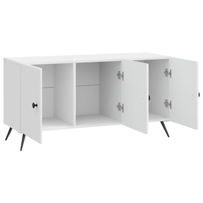 vidaXL TV Cabinet High Gloss White 99 x 34.5 x 50 cm Engineered Wood